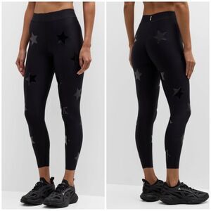 Ultracor Small Lux Knock Out Athletic Leggings Star Print Ankle Crop